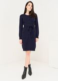 Abito Agos in maglia scollo tondo BLU MIDNIGHT Donna immagine n. 1
