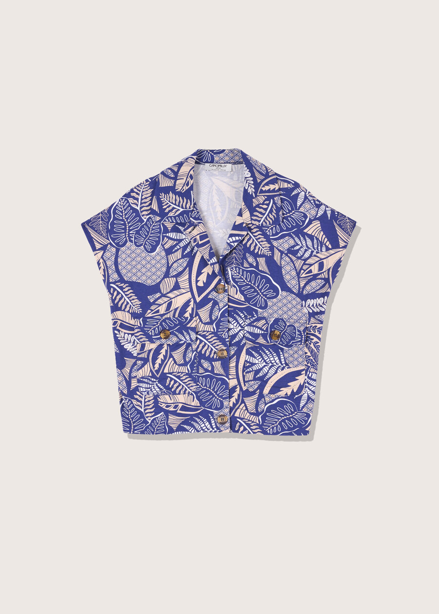 Sicily short t-shirt BLU Woman , image number 4
