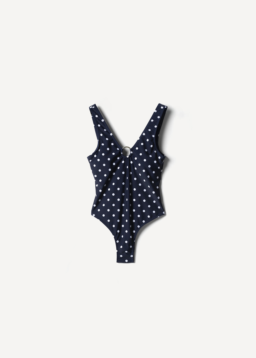 Costume Intero Cleo Pois BLUE OLTREMARE Donna , immagine n. 4