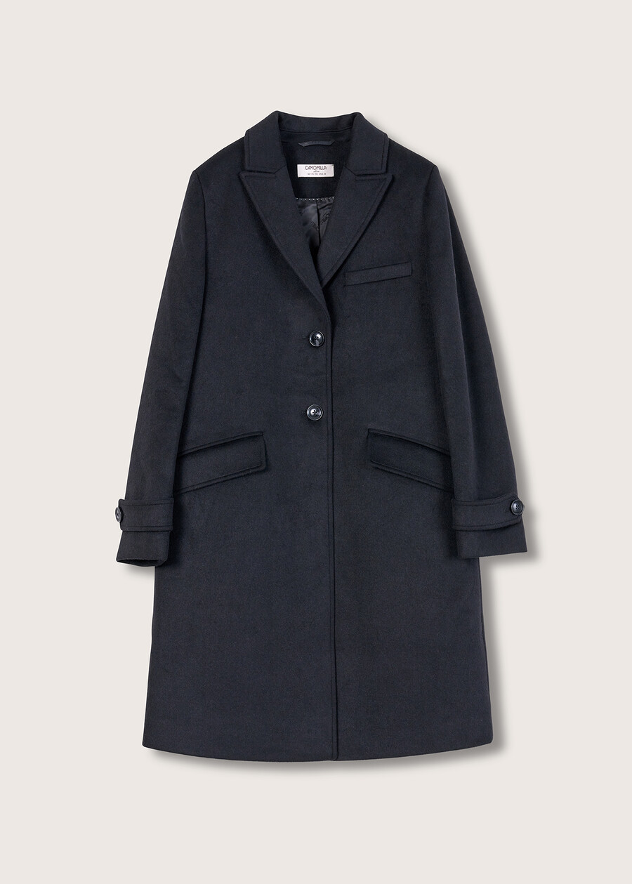Colet woolen coat GRIGIO TORTORANERO BLACK Woman , image number 6
