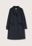 Colet woolen coat GRIGIO TORTORANERO BLACK Woman image number 6