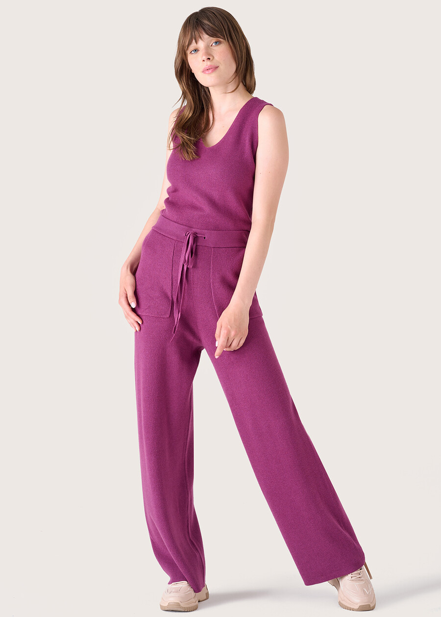 Pantalone Pryor in maglia VIOLA MOSTO Donna , immagine n. 1