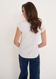 Sole t-shirt with cocktail print
 BIANCO WHITE Woman image number 3