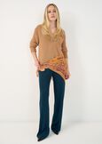 Maglia Margot scollo a V MARRONEBLU Donna immagine n. 5