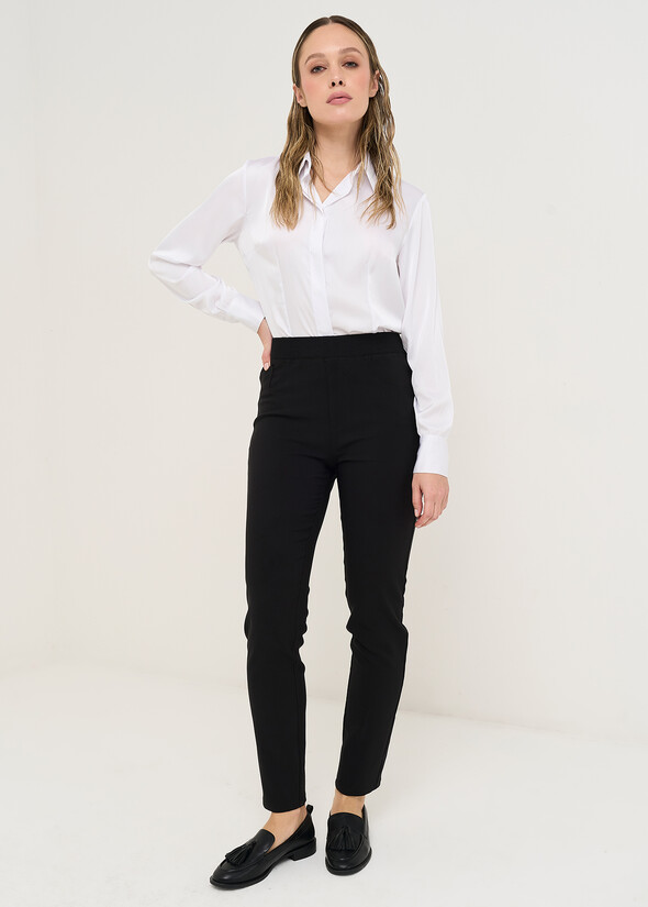 Pantaloni Kelly in tessuto tecnico NERO BLACK Donna null
