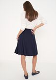 Gildy full skirt GRIGIO GREYBLUE OLTREMARE  Woman image number 3