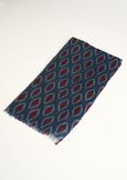 Salley patterned wool scarf ROSSO BORDEAUX Woman image number 2