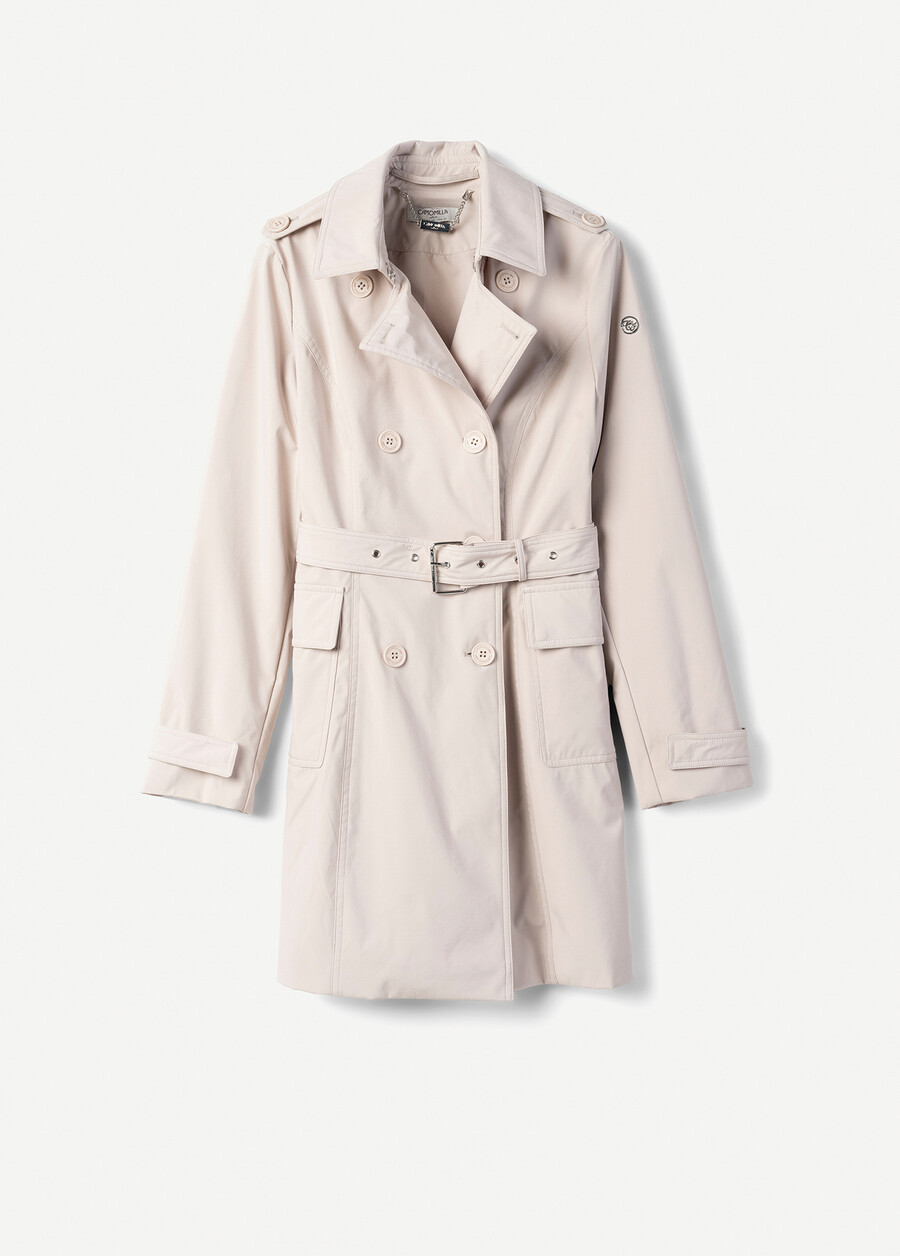 Trench Taira in nylon BLU AVIONBEIGE Donna , immagine n. 4