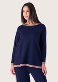 Maglia Matilde con scollo a barca MARRONE CARAMELLO Donna immagine n. 1