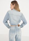 Giubbino Gab 100% di cotone BIANCO WHITE Donna immagine n. 3