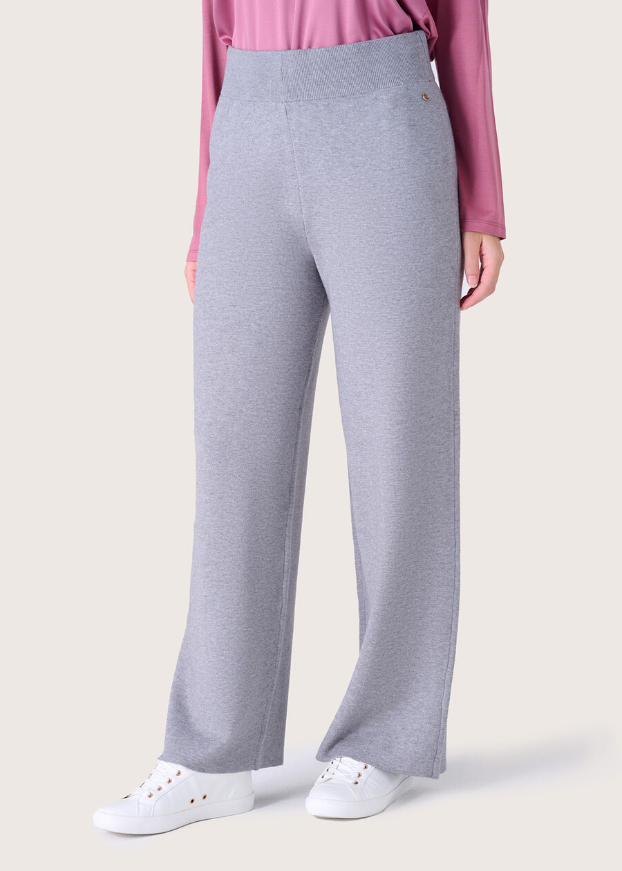 Pantalone Palmyr in maglia GRIGIO MEDIUM GREY Donna , immagine n. 3