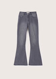 Pantalone Cindy in denim di cotone DENIM DARK DENIMGRIGIO GREY Donna immagine n. 5