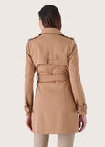 Teo double-breasted trench coat BEIGE DUNEBLU MEDIUM BLUE Woman image number 5