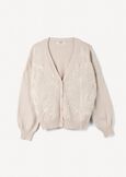 Cardigan Cross con ricamo frontale BLUBEIGE Donna immagine n. 4