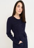 Abito Agos in maglia scollo tondo BLU MIDNIGHT Donna immagine n. 3