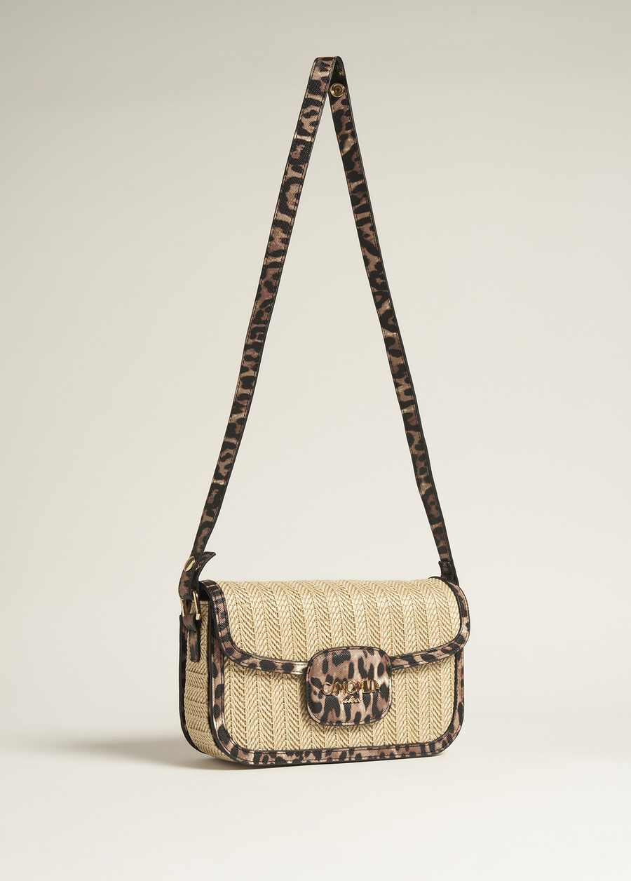 Tracolla Breona Big in paglia BEIGE Donna , immagine n. 2