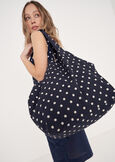 Borsa Blendas in Cotone con Stampa Pois BLUE OLTREMARE Donna immagine n. 1