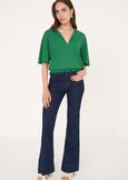 Blusa Celina in jersey VERDE GARDENROSA FUCSIA Donna immagine n. 4
