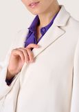 Cappotto in panno Sandra BEIGE LANA Donna immagine n. 3