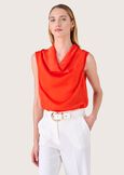Top Thomas con scollo a cappuccio ARANCIO SUNRISE Donna immagine n. 1