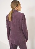 Giacca Giuliet in velluto GRIGIO CENEREVIOLA PURPLE Donna immagine n. 3