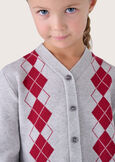 Mosty cardigan style jersey for girls GRIGIO MEDIUM GREY Woman image number 2