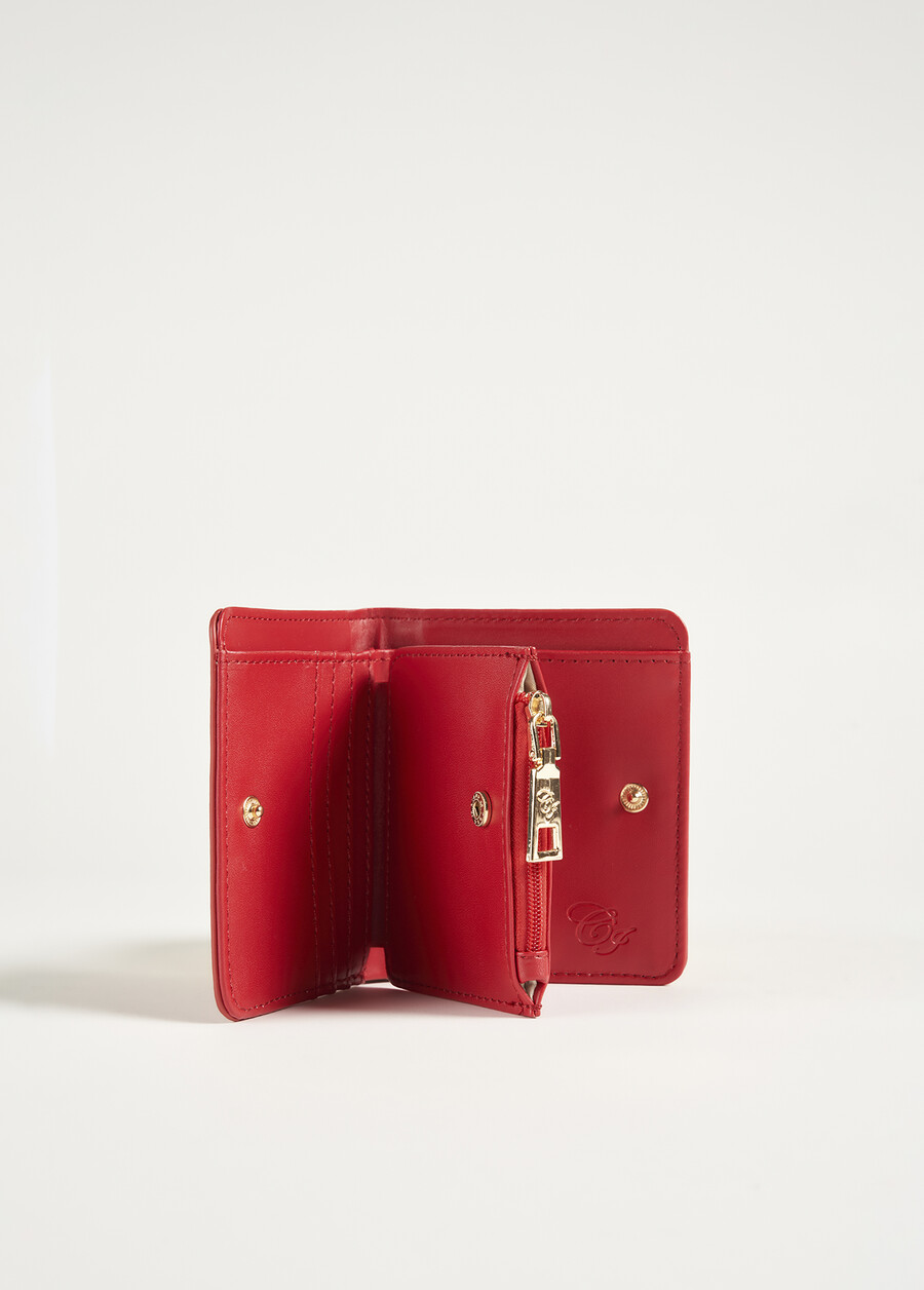 Puno eco-leather wallet ROSSO Woman , image number 2