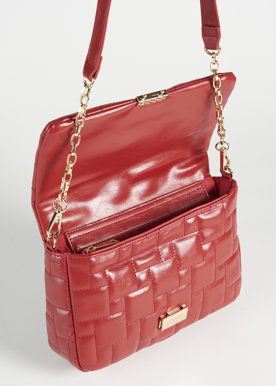 Briant eco-leather clutch bag BIANCO BURROARANCIO CAROTENEMARRONE TERRAROSSO Woman , image number 3