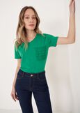 T-Shirt Sonia 100% Cotone VERDE GARDENROSA Donna immagine n. 1