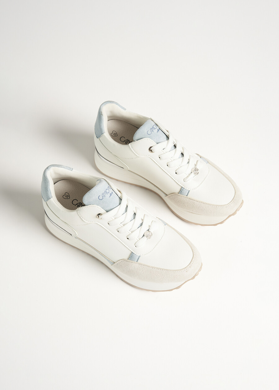Scarpa ginnica Sherlya doppio colore BIANCO WHITE Donna , immagine n. 3