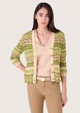 Colin 100% cotton cardigan BEIGE SAFARI Woman image number 1
