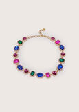 Ginny necklace with crystals ROSA FUCSIASILVER Woman image number 3