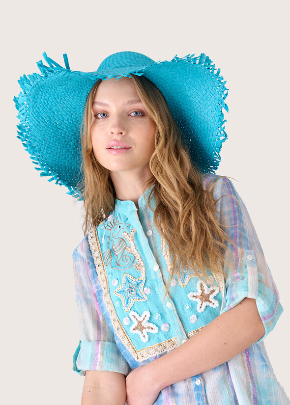 Cappello Cleide 100% paglia BLUE PACIFICVERDE PERA Donna null