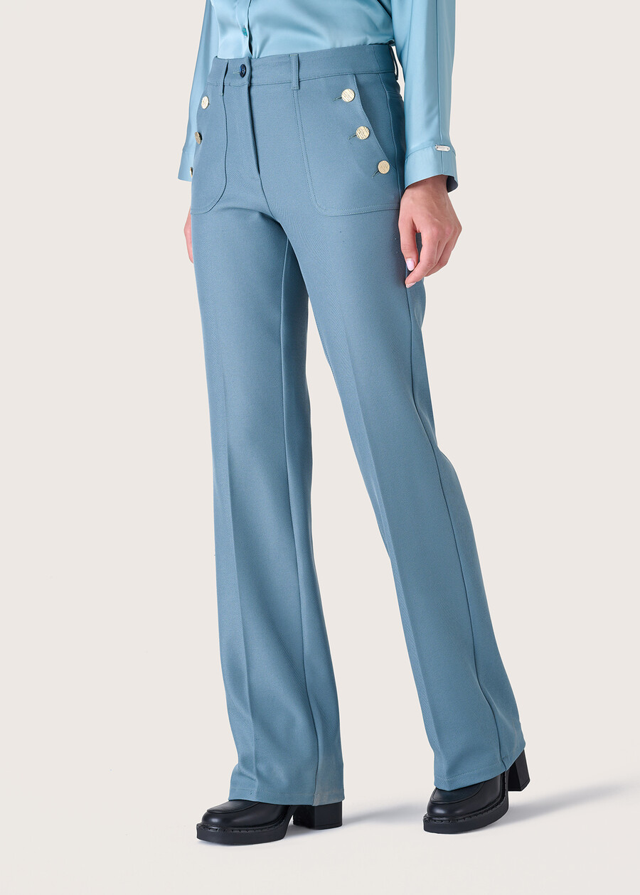 Piero tricotine trousers CIELO Woman , image number 2