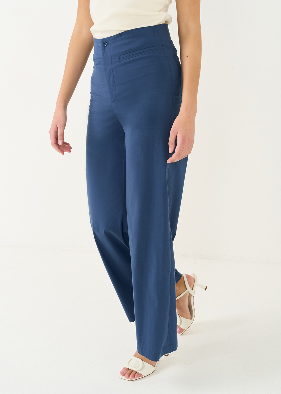 Pantaloni Paok a gamba ampia BLU AVION Donna , immagine n. 3