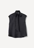 Blusa Cablo In Satin GRIGIO TORTORANERO BLACK Donna immagine n. 5