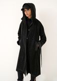 Thom-A long animal print trench NERO Woman image number 2