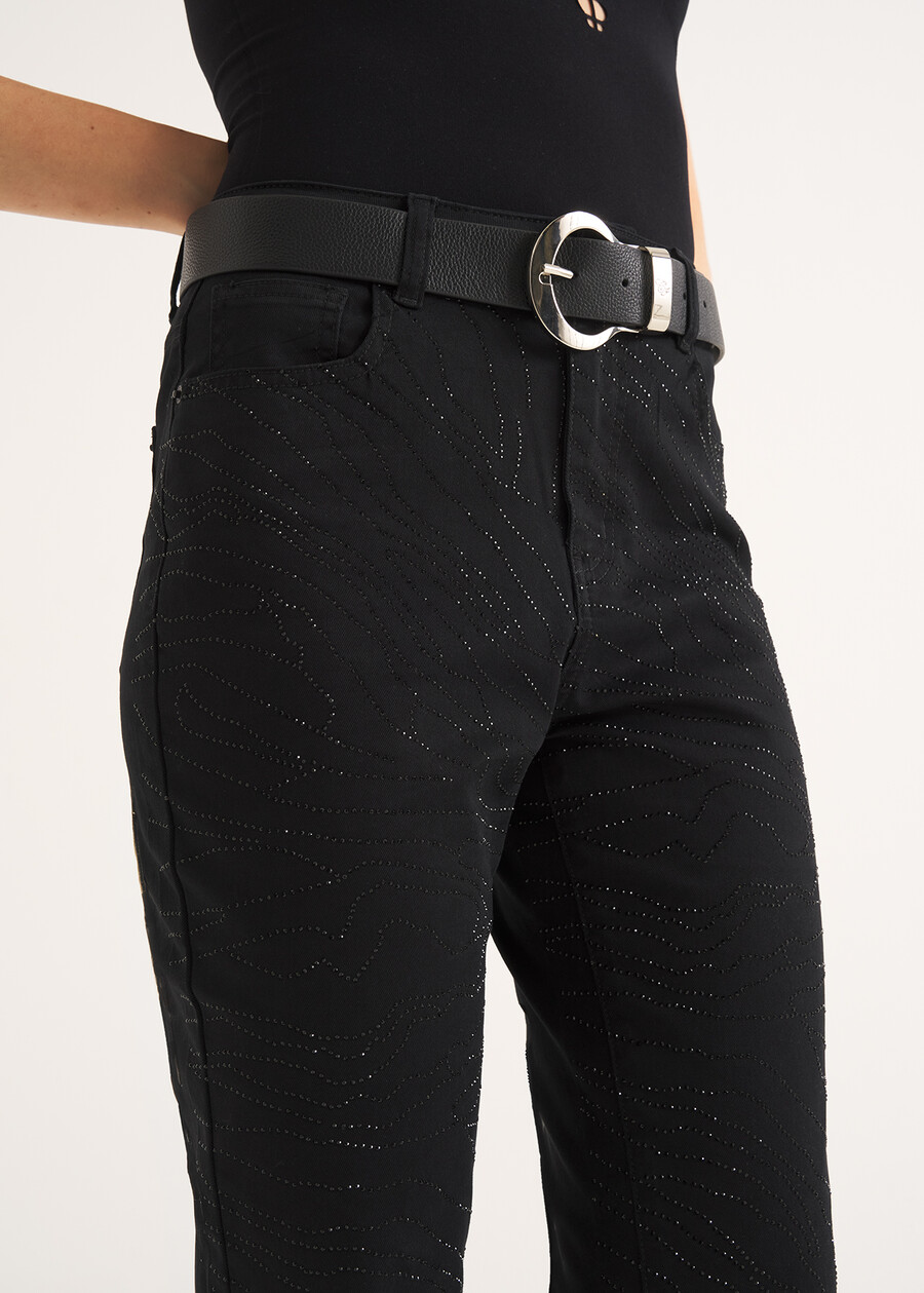 Pantaloni denim Daniel skinny NERO BLACK Donna , immagine n. 3