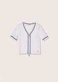 Cardigan Connie in 100% cotone BIANCO Donna immagine n. 4