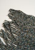 Sciarpa Samura in ciniglia BLU NAVY Donna immagine n. 3