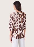Blusa Sara in satin BEIGE Donna immagine n. 3