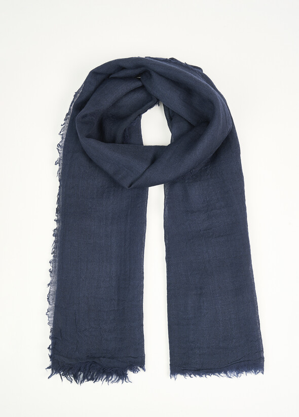 Sciarpa Sophie 100% lana BLU AVION Donna null