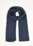 Sciarpa Sophie 100% lana BLU AVIONBIANCO BURROROSSO ARANCIONEMARRONE TERRA Donna immagine n. 1