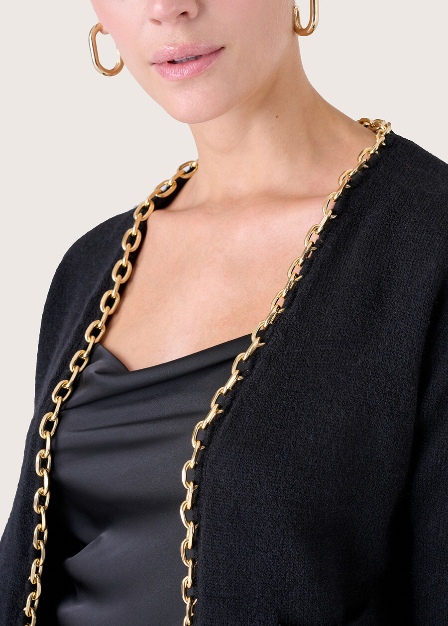 Cardigan Crimea con catena ROSSONERO BLACK Donna , immagine n. 3