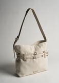 Maxi sacca Blis canvas e pelle BEIGE LATTE Donna immagine n. 2