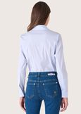 Alessia cotton poplin shirt BLUE CIELO Woman image number 3