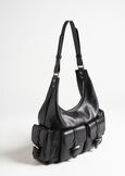Bayan faux leather shoulder bag NERO BLACKGRIGIO CENERE Woman image number 2