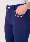 Pantalone a zampa Jacqueliu BLUBEIGE COCONUT Donna immagine n. 3