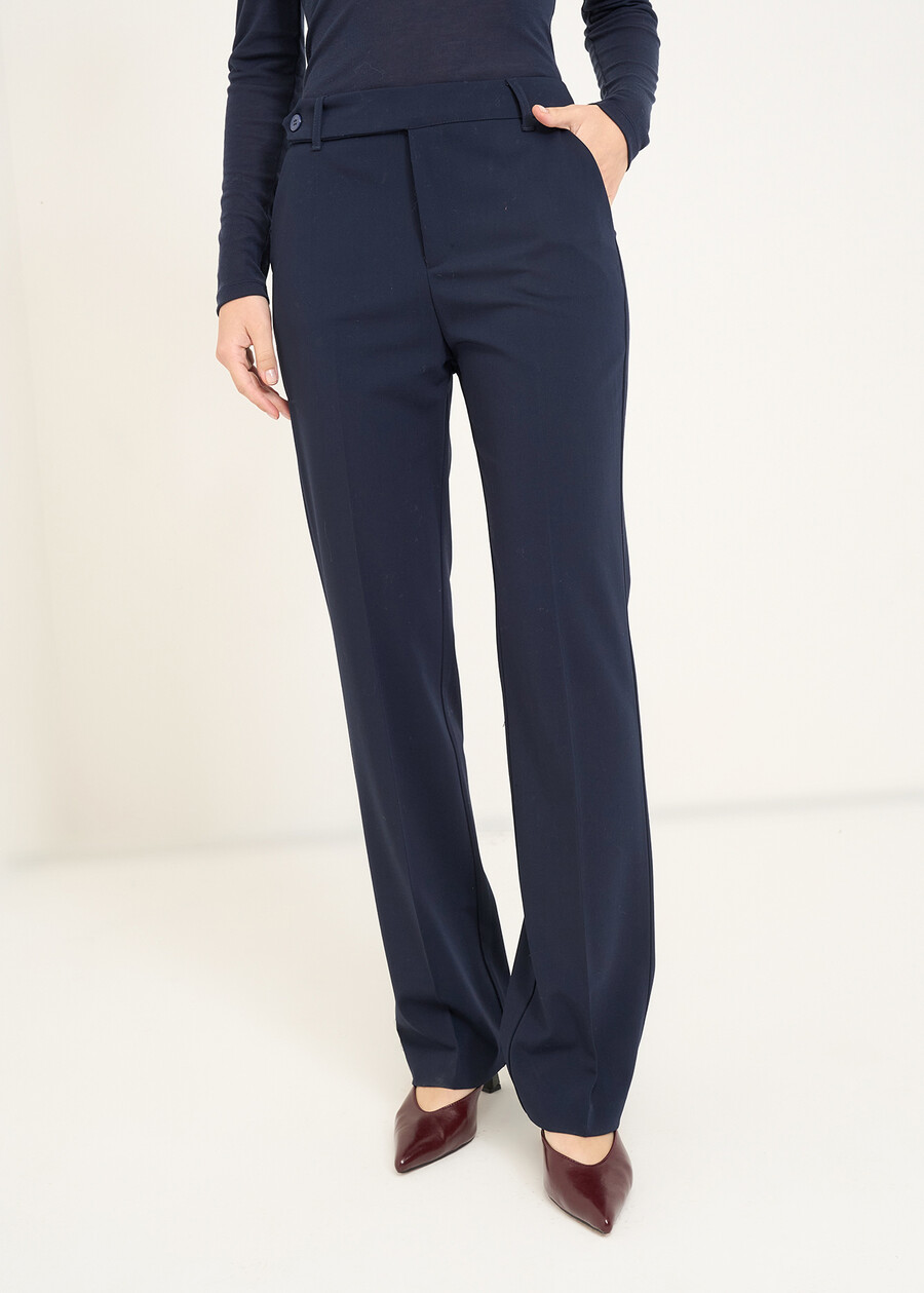 Clair classic trousers BLU Woman , image number 2
