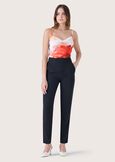 Alice cady trousers BLUE OLTREMARE NERO BLACKROSSO TULIPANO Woman image number 1